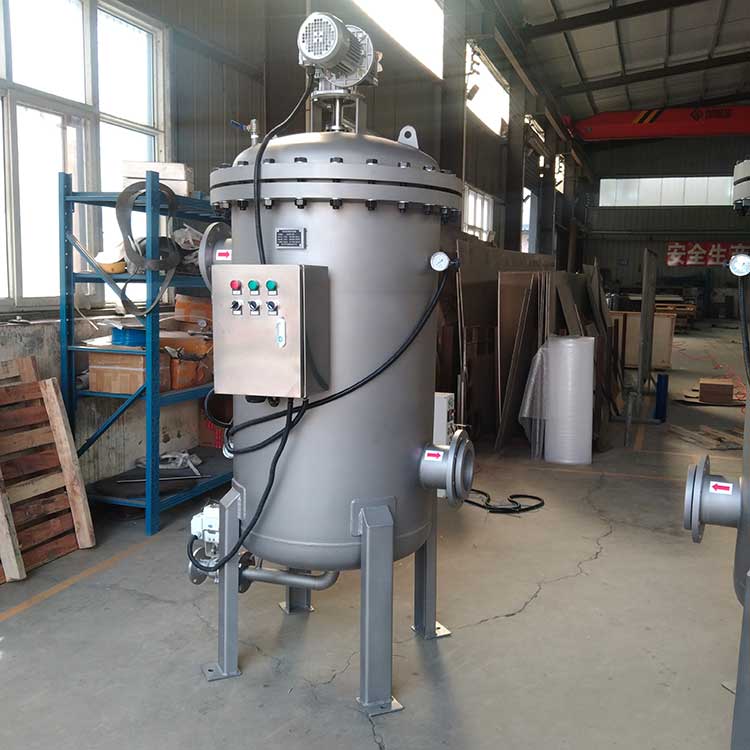 華豫生產供應全自動自清洗過濾器DN150 內置T型絲濾芯、不銹鋼刷