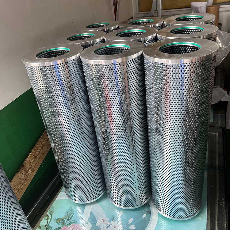 華豫生產(chǎn)供應(yīng)雙筒不液壓油過濾器濾芯 機(jī)加工端蓋